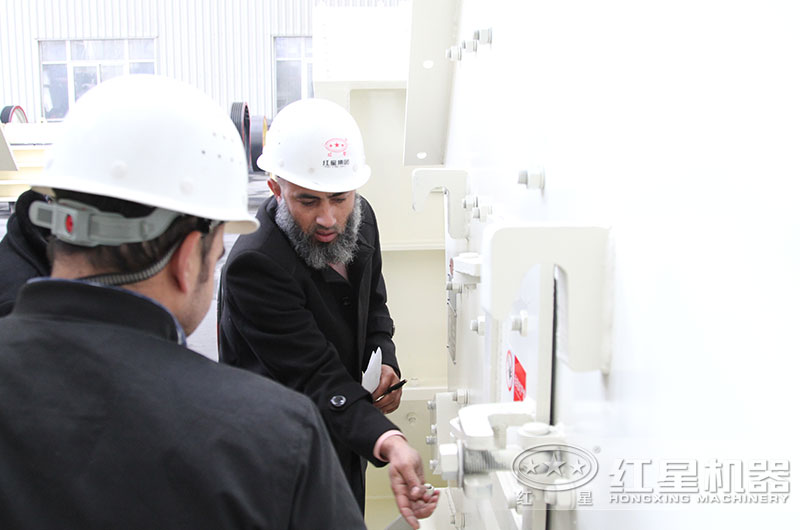 用戶來廠，實地考察反擊破設(shè)備